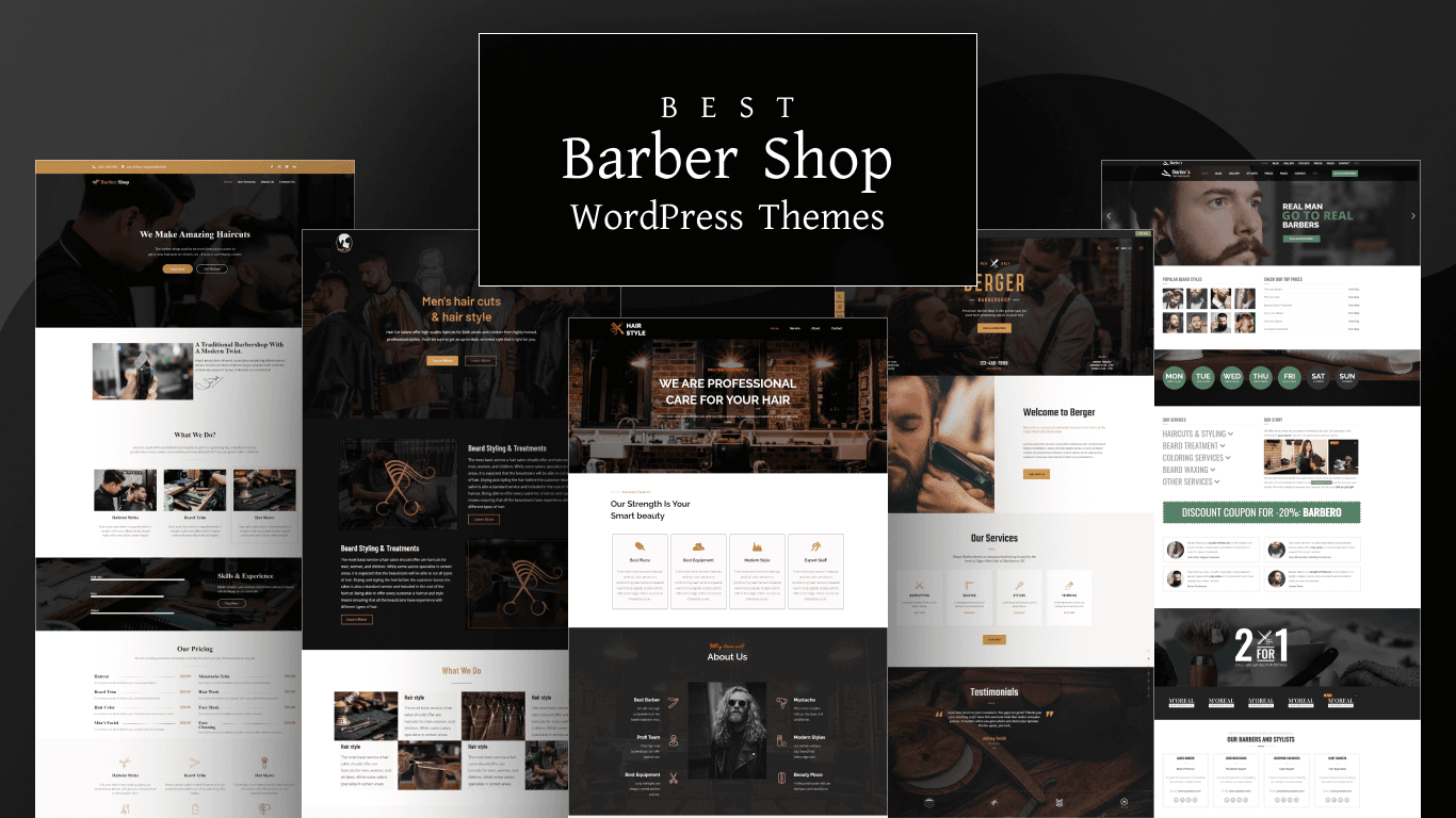 10 Best Barbershop Themes For Your WordPress Website