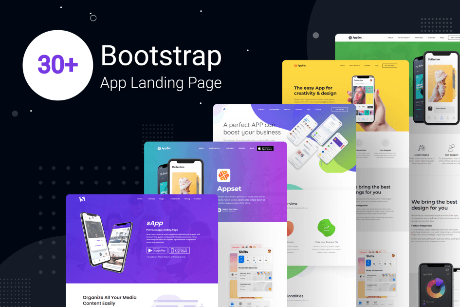 30+ Bootstrap App Landing Page Templates In 2022